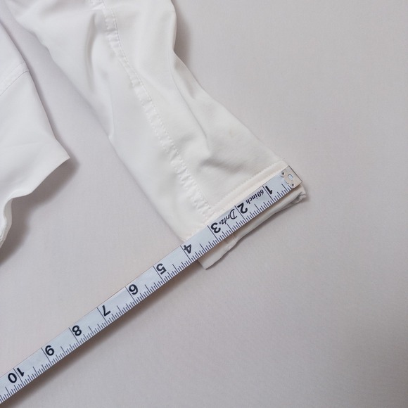 Forever 21 White Quilted Jacket Women's XS Lightweight Zip Up - Picture 8 of 16